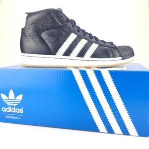 Adidas Mens Pro Model Navy White Hi Top BY4171